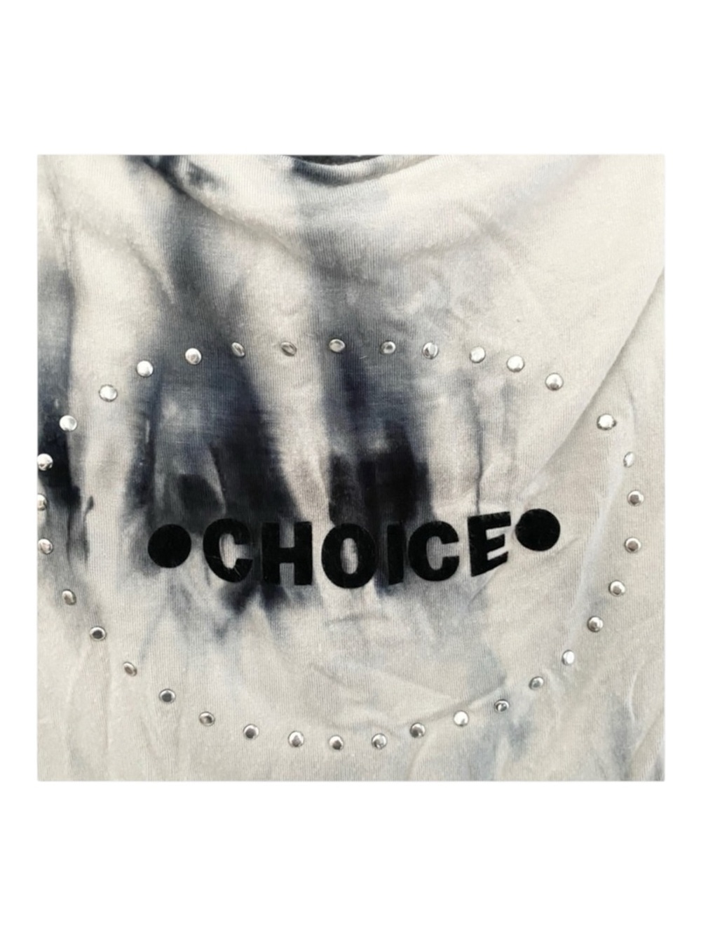 Yuka ★ Choice Cold Shoulder Top ★ Black Tie Dye ★ Medium ★ - Picture 6 of 15